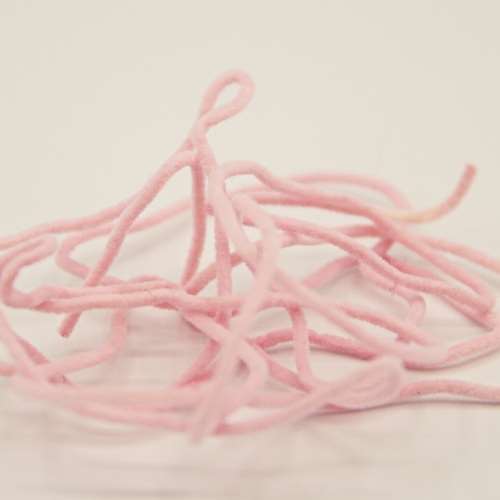Suede Chenille 1mm Fl. Pale Pink