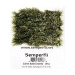 15mm Solid Chenille Olive