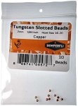Tungsten Slotted Beads 2mm (5/64 inch) Copper