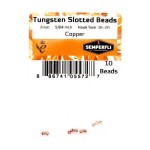 Tungsten Slotted Beads 2mm (5/64 inch) Copper