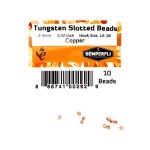Tungsten Slotted Beads 2.3mm (3/32 inch) Copper