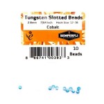Tungsten Slotted Beads 2.8mm (7/64 inch) Cobalt