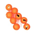 Tungsten Slotted Beads 3.3mm (1/8 inch) Fl Orange