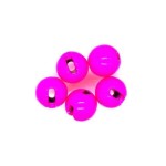 Tungsten Slotted Beads 3.3mm (1/8 inch) Fl Pink