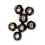 Tungsten Slotted Beads 3.8mm (5/32 inch) Black Nickel