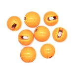 Tungsten Slotted Beads 3.8mm (5/32 inch) Fl Orange