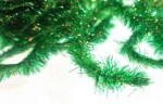 Copper Tinsel Fleck 15mm Large Peacock Green