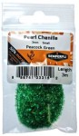 Pearl Chenille 3mm Peacock Green