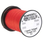 Classic Waxed Thread 3/0 120 Yards Red