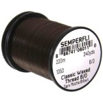 Classic Waxed Thread 8/0 240 Yards Dark Mocha Brown