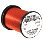 Classic Waxed Thread 12/0 240 Yards Hot Orange