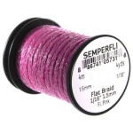 Flat Braid 1.5mm 1/16 inch Fl. Pink