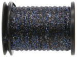 Quill Subs Flat Braid 1.5mm 1/16 inch Black Peacock