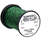 Micro Glint Nymph Tinsel Peacock Green