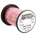 1/69'' Holographic Pale Pink Tinsel