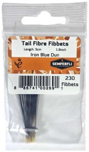 Tail Fibre Fibbets Iron Blue Dun