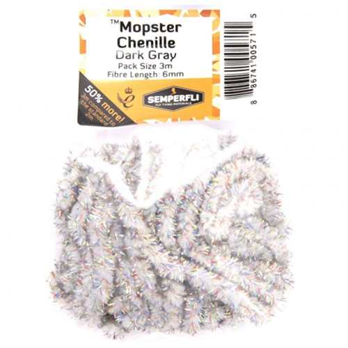 Mopster Mop Chenille 6mm Gray