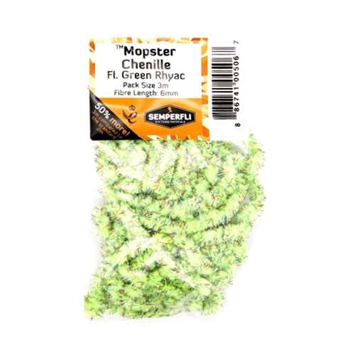 Mopster Mop Chenille 6mm Fl Green Rhyac