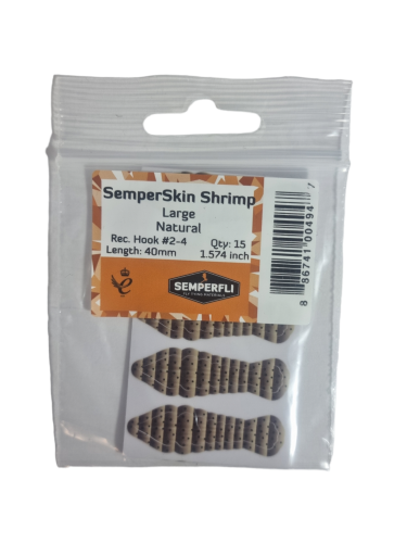 SemperSkin Shrimp Natural Large (Hook #2-#4)