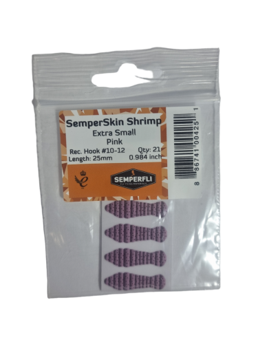 SemperSkin Shrimp Pink Extra Small (Hook #10-#12)