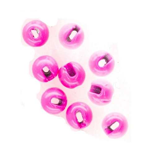 Tungsten Slotted Beads 2mm (5/64 inch) Fl Pink