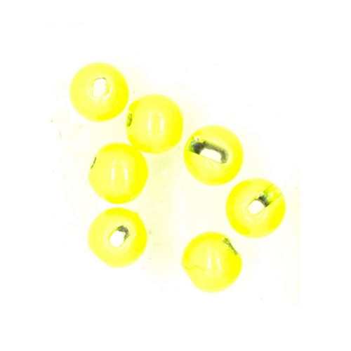 Tungsten Slotted Beads 2mm (5/64 inch) Fl Yellow