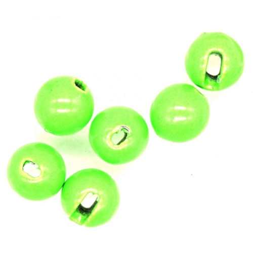 Tungsten Slotted Beads 2.8mm (7/64 inch) Fl Green