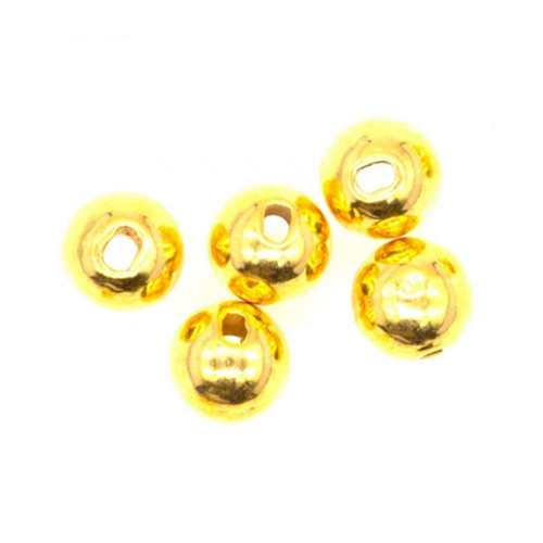 Tungsten Slotted Beads 2.8mm (7/64 inch) Gold