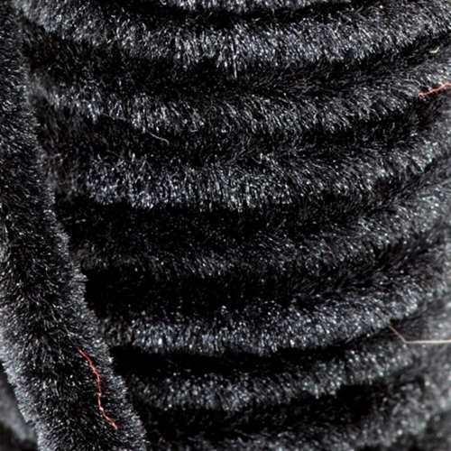 Worm Chenille Black