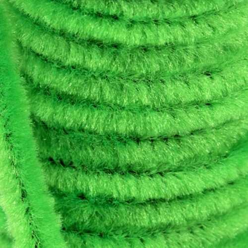 Worm Chenille Fl. Green