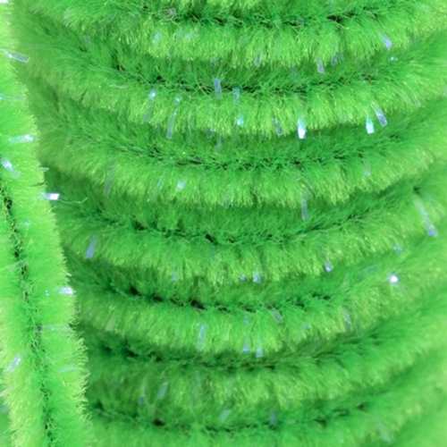 Sparkle Worm Chenille Fl. Green