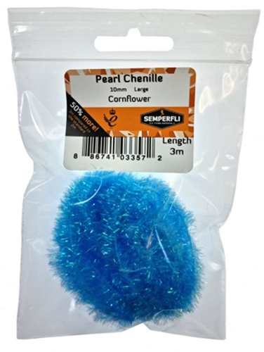 Pearl Chenille 10mm Cornflower