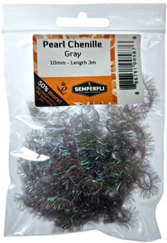 Pearl Chenille 10mm Gray