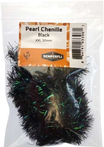 Pearl Chenille 30mm XXL Black