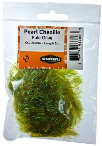 Pearl Chenille 30mm XXL Pale Olive