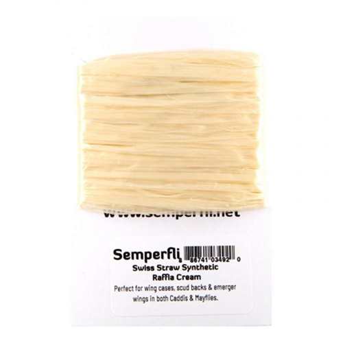 Swiss Straw Synthetic Raffia Cream