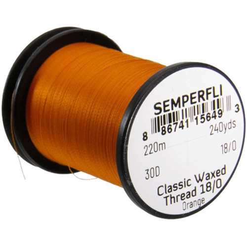 Classic Waxed Thread 18/0 240 Yards Orange