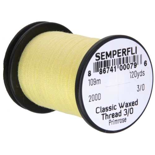 Classic Waxed Thread 3/0 120 Yards Primrose