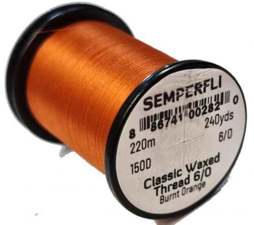 Classic Waxed Thread 6/0 240 Yards Burnt Orange