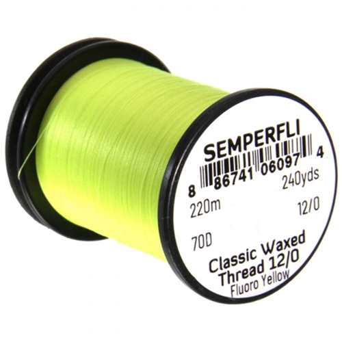 Classic Waxed Thread 12/0 240 Yards Fluoro Yellow