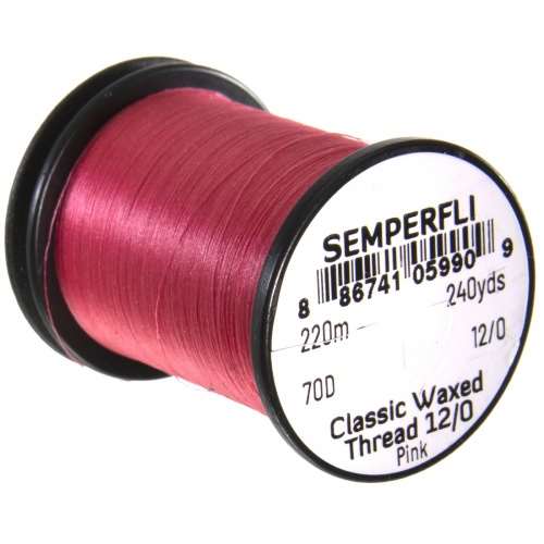 Classic Waxed Thread 12/0 240 Yards Pink