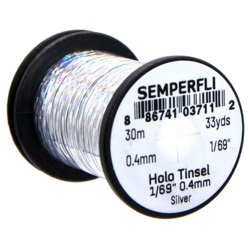 1/69'' Holographic Tinsel Silver