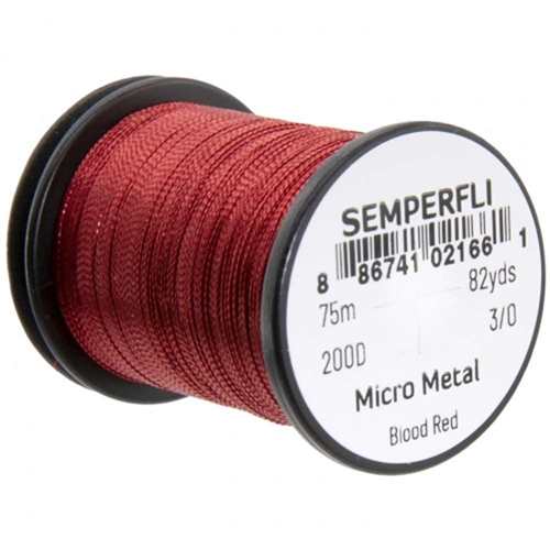 Micro Metal Hybrid Thread, Tinsel & Wire Blood Red