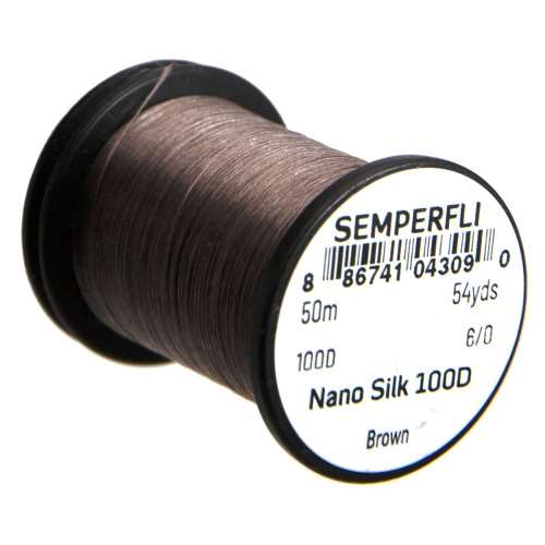Nano Silk 100 Denier Predator 6/0 Brown
