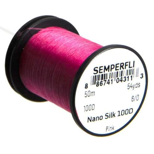 Nano Silk 100 Denier Predator 6/0 Pink