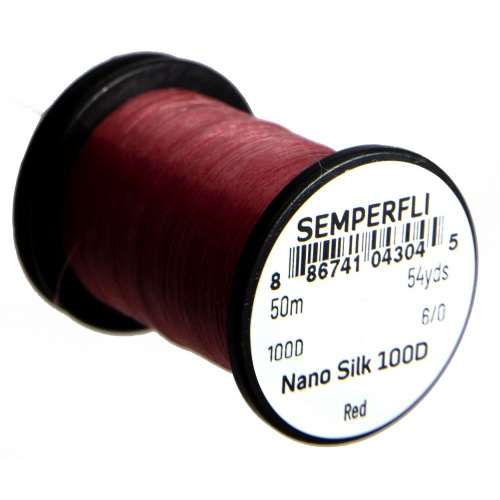 Nano Silk 100 Denier Predator 6/0 Red