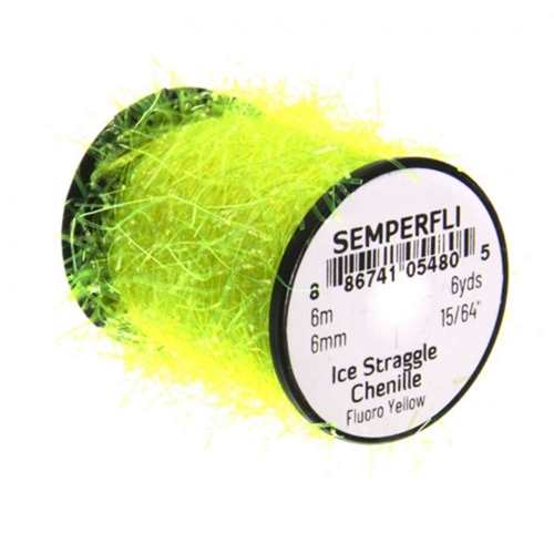 Ice Straggle Chenille Fl Yellow