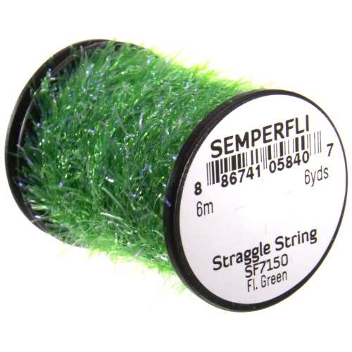 Straggle String Micro Chenille SF7150 Fluoro Green
