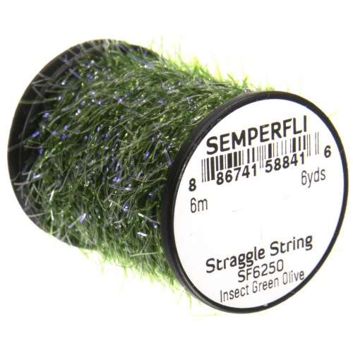 Straggle String Micro Chenille SF6250 Insect Green Olive