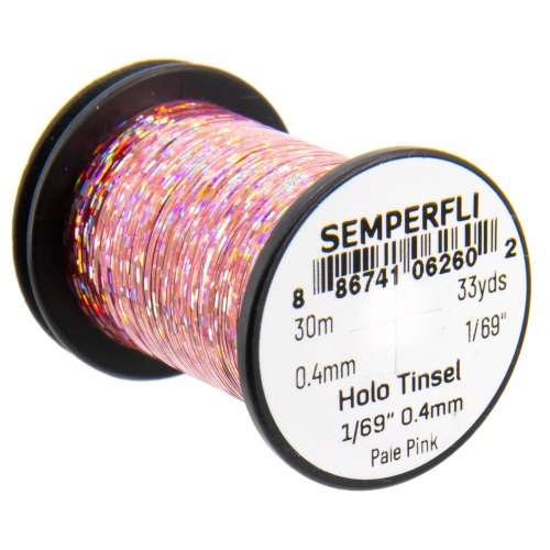 1/69'' Holographic Tinsel Pale Pink